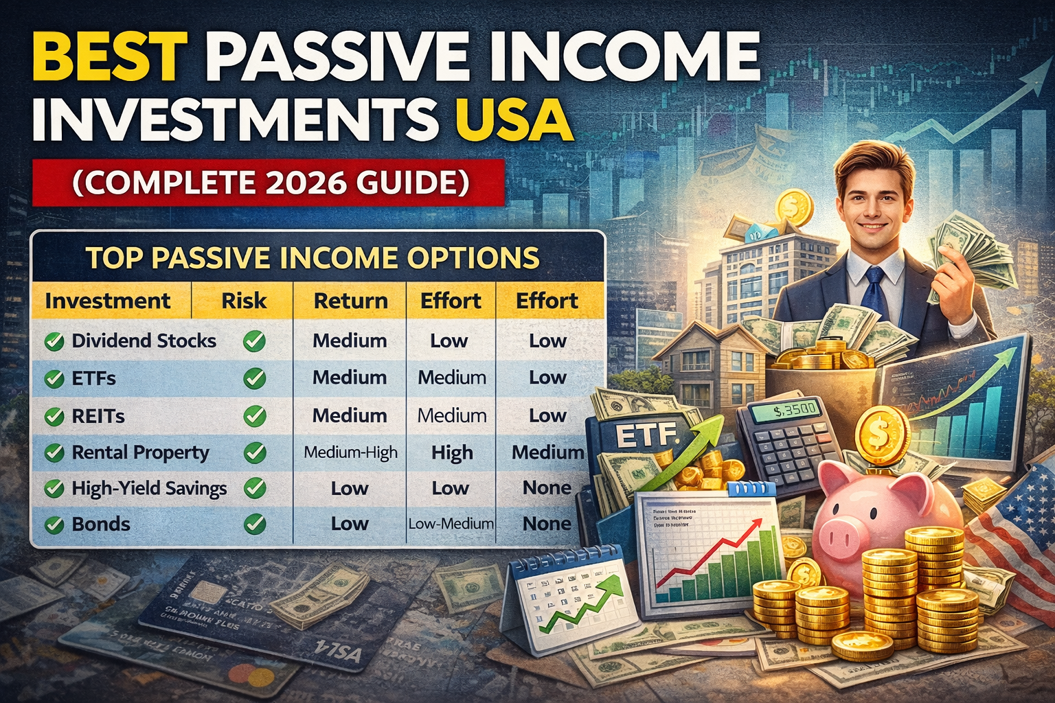 Best Passive Income Investments USA