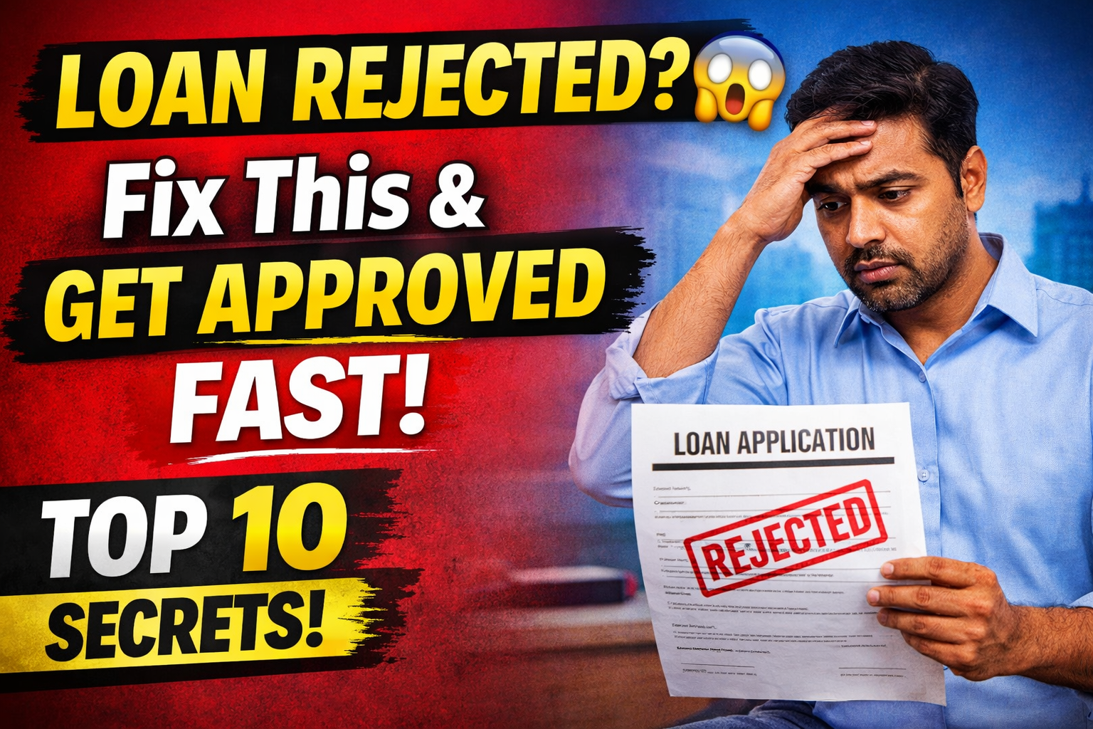 Personal Loan Rejected Reasons in India