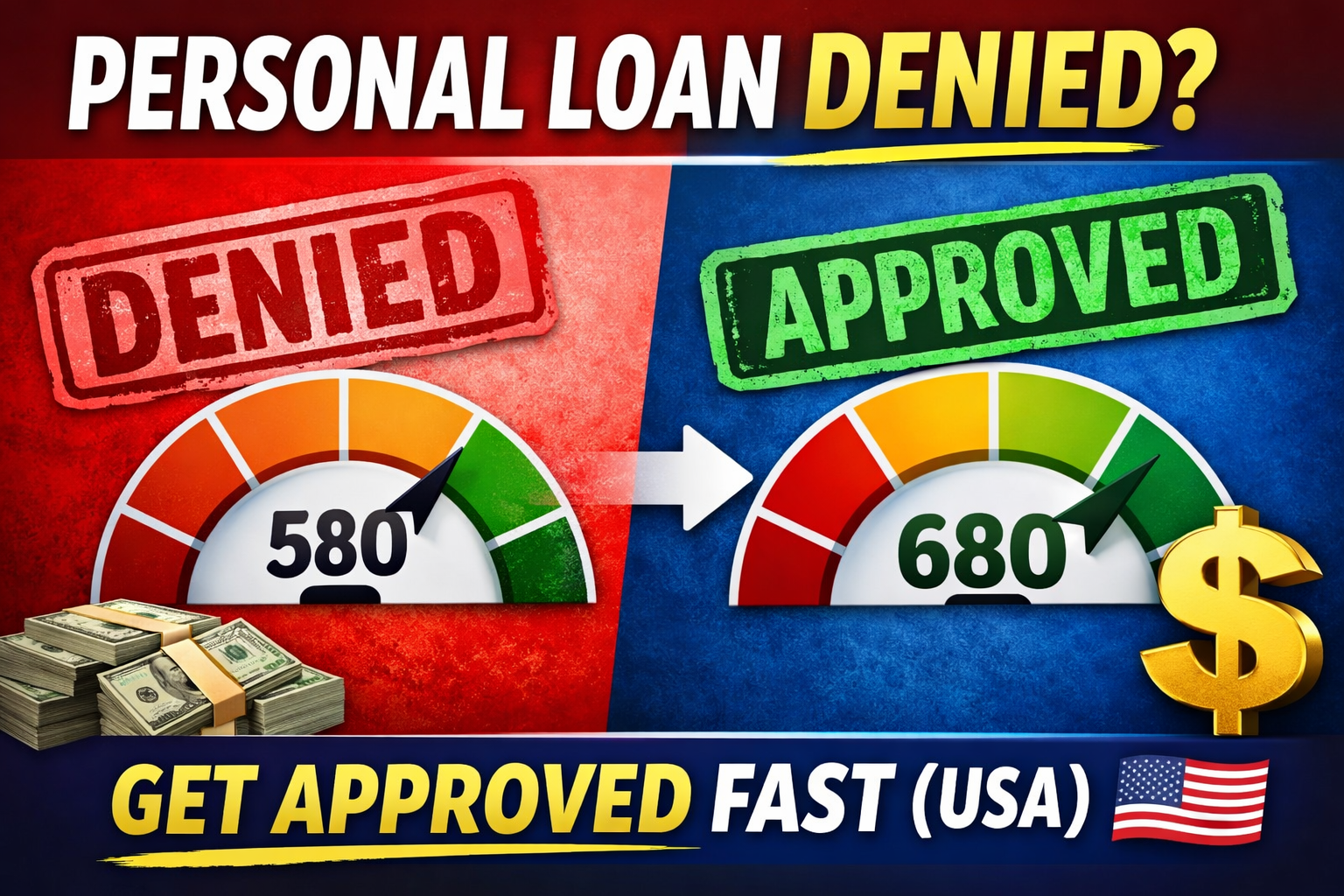 Personal Loan Denied in USA? What To Do After Rejection