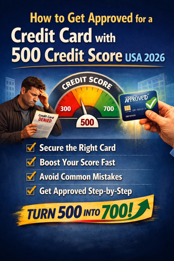 500 Credit Score? Get a Credit Card Approval.