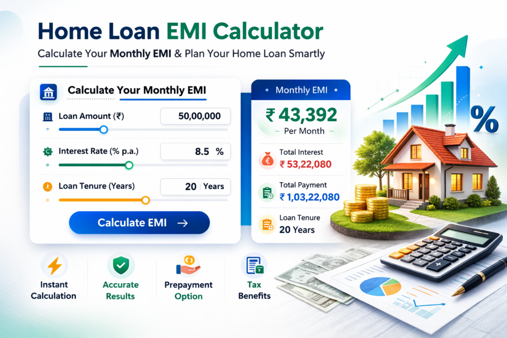 Home Loan EMI Calculator India