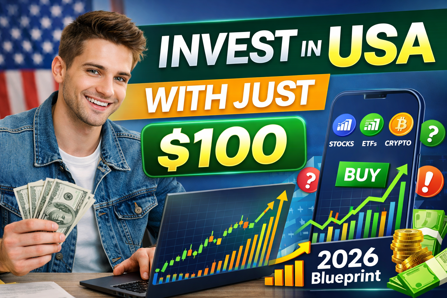 Start Investing with Just $100 in USA