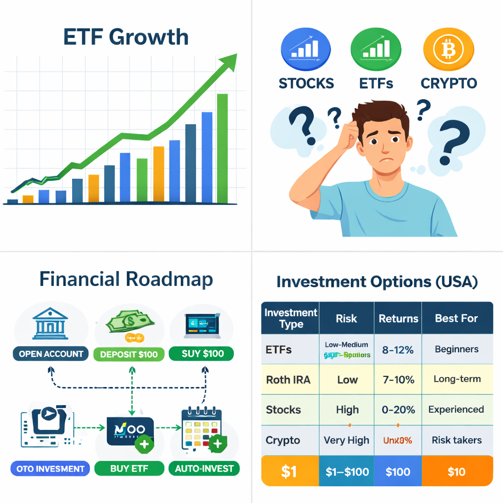 Start Investing with Just $100 in USA