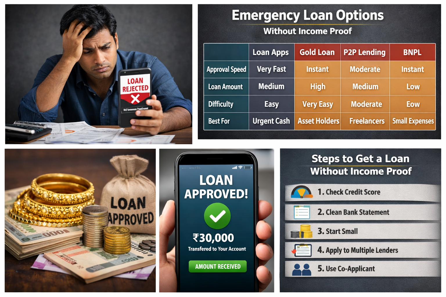 Emergency Loan Without Income Proof in 2026