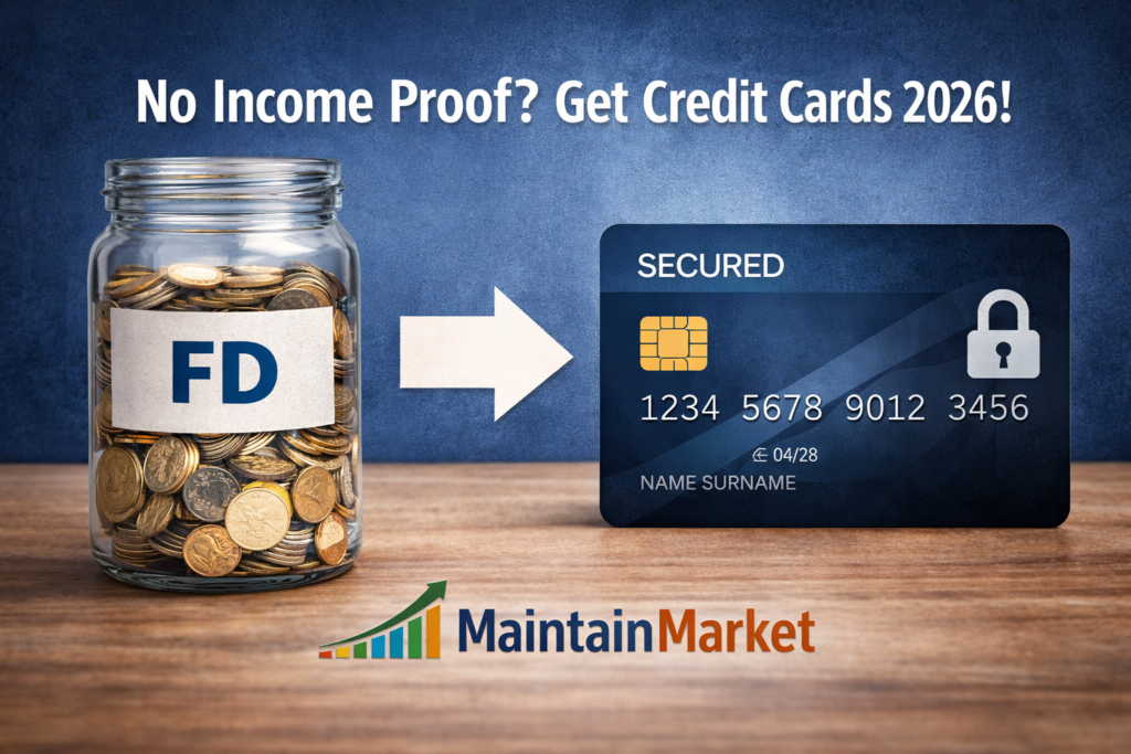 Get Instant Approval Credit Cards - fd based credit card concept