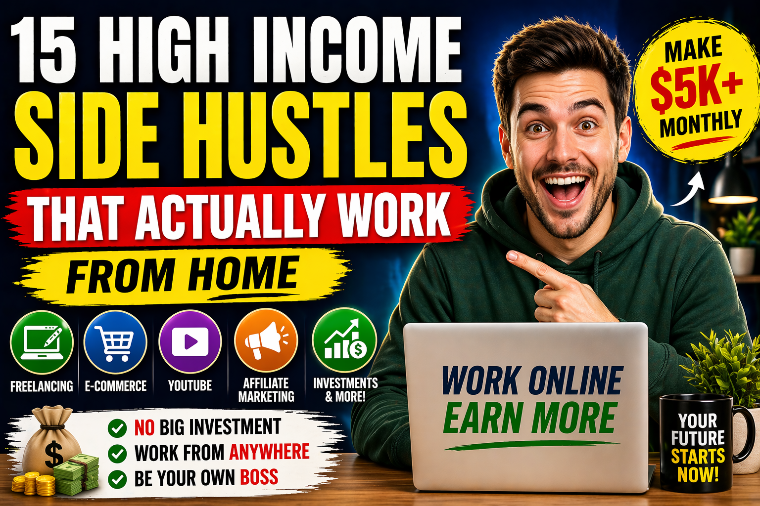 15 High Income Side Hustle