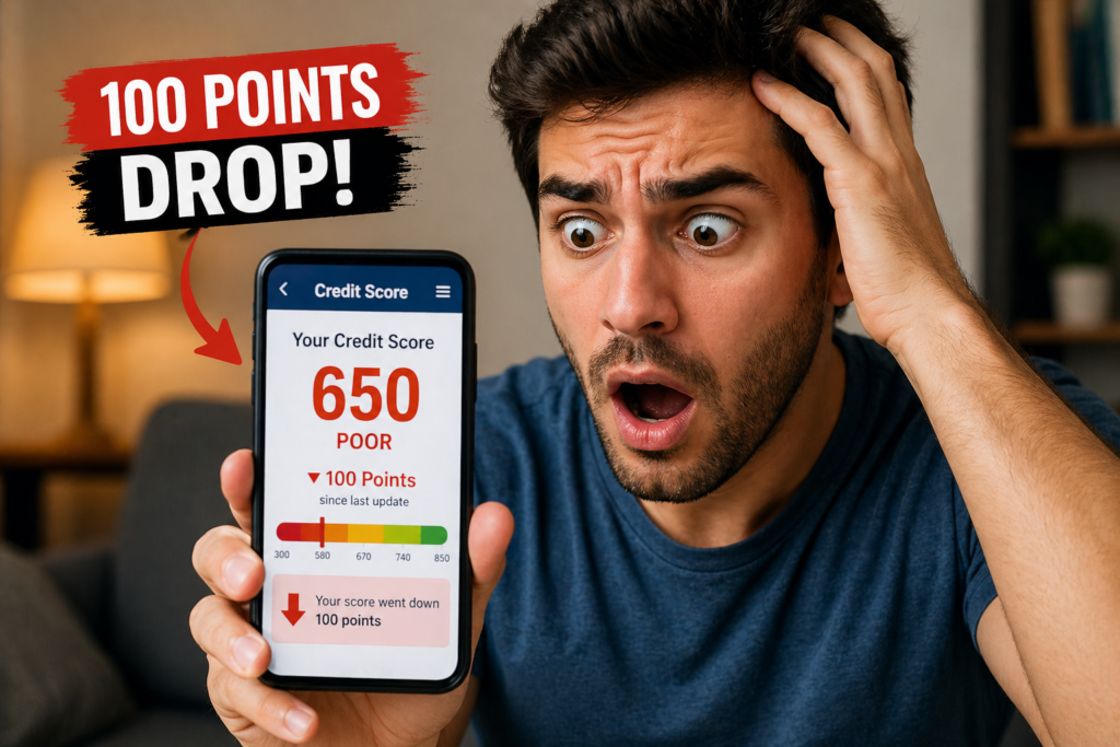 How to Recover 100 Point Credit Score Drop Fast