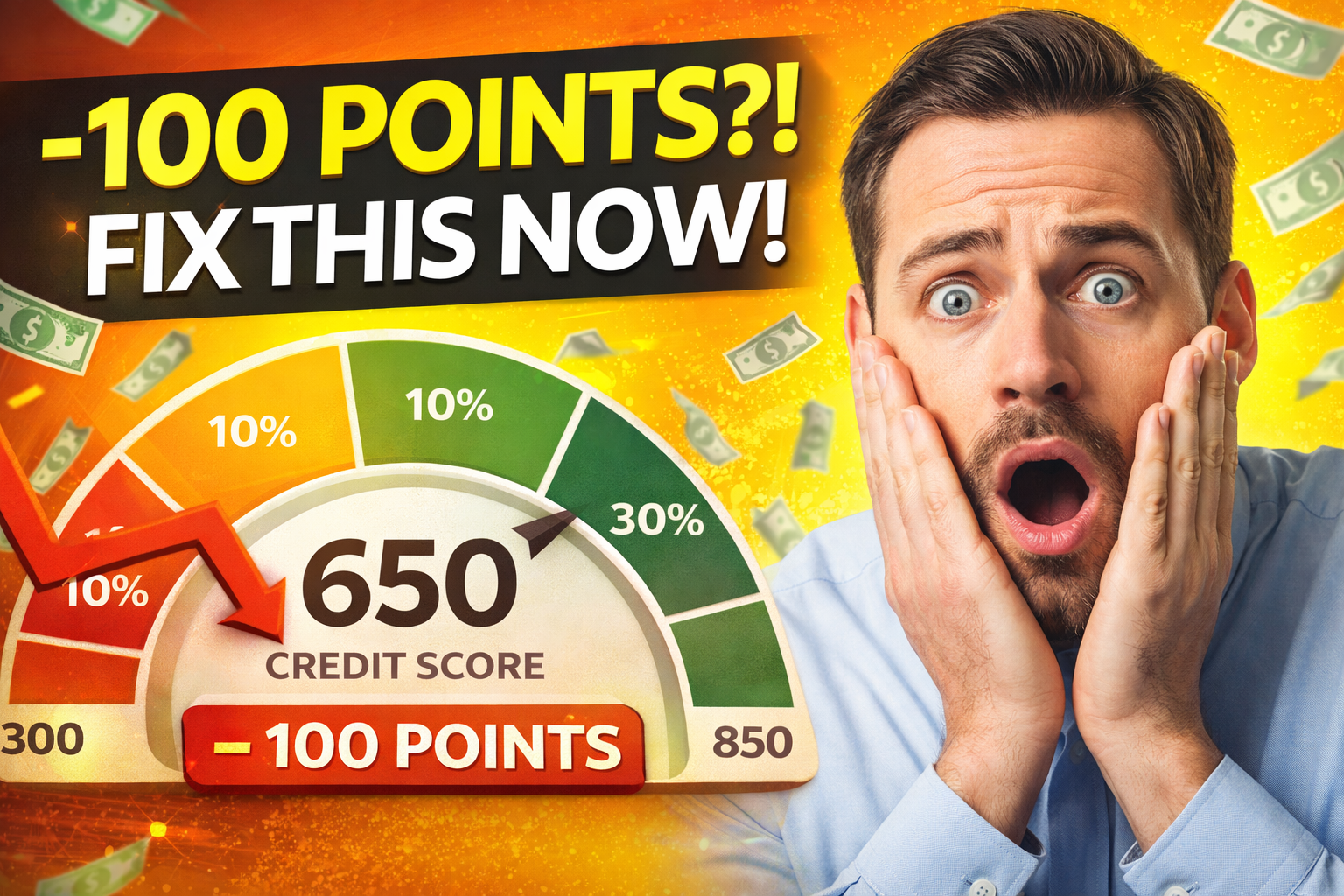 Credit score dropped suddenly