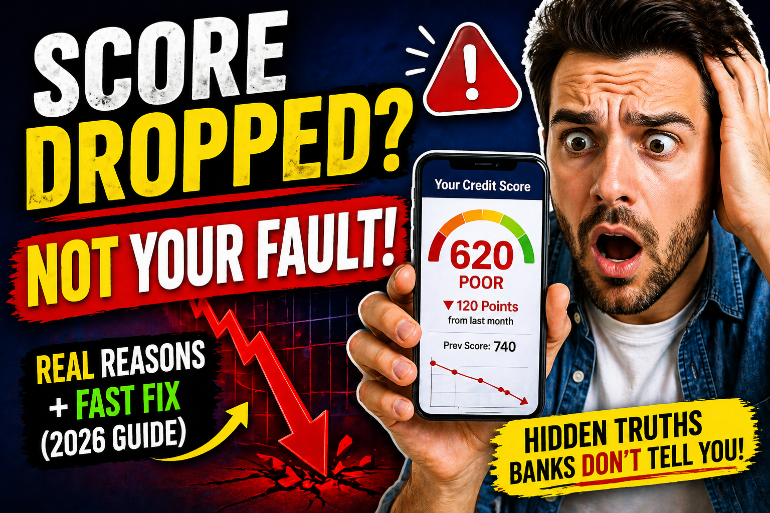 fico score dropped without reason