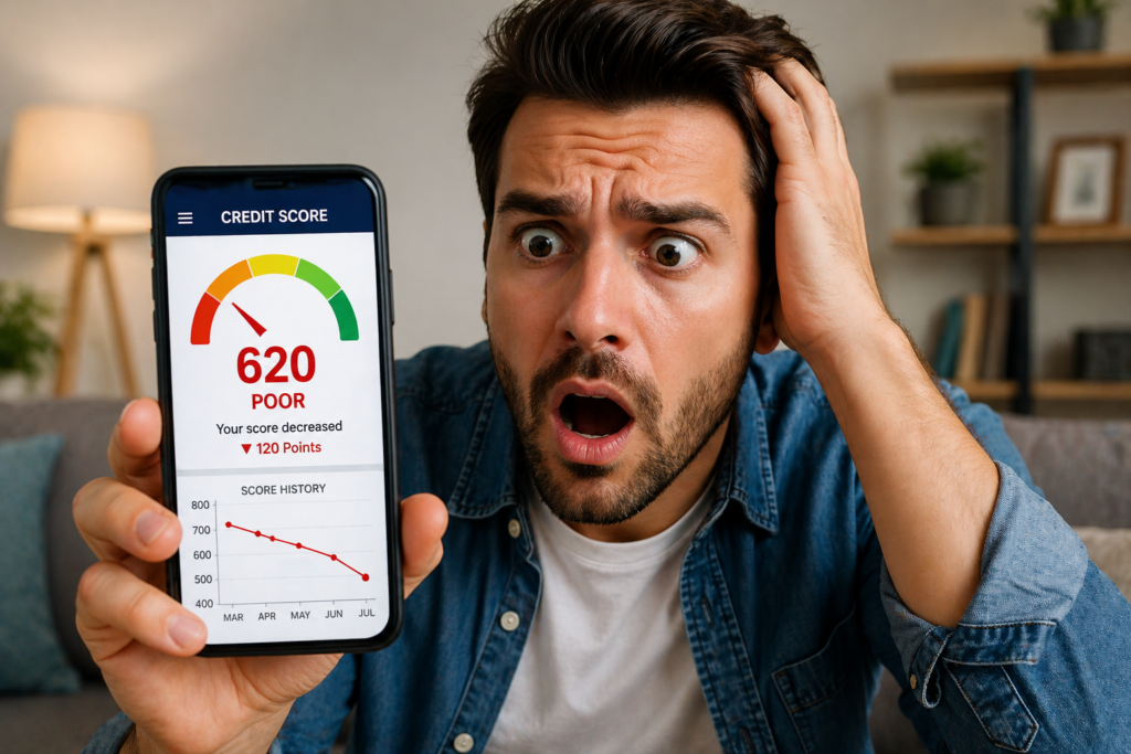 Fico score dropped without reason