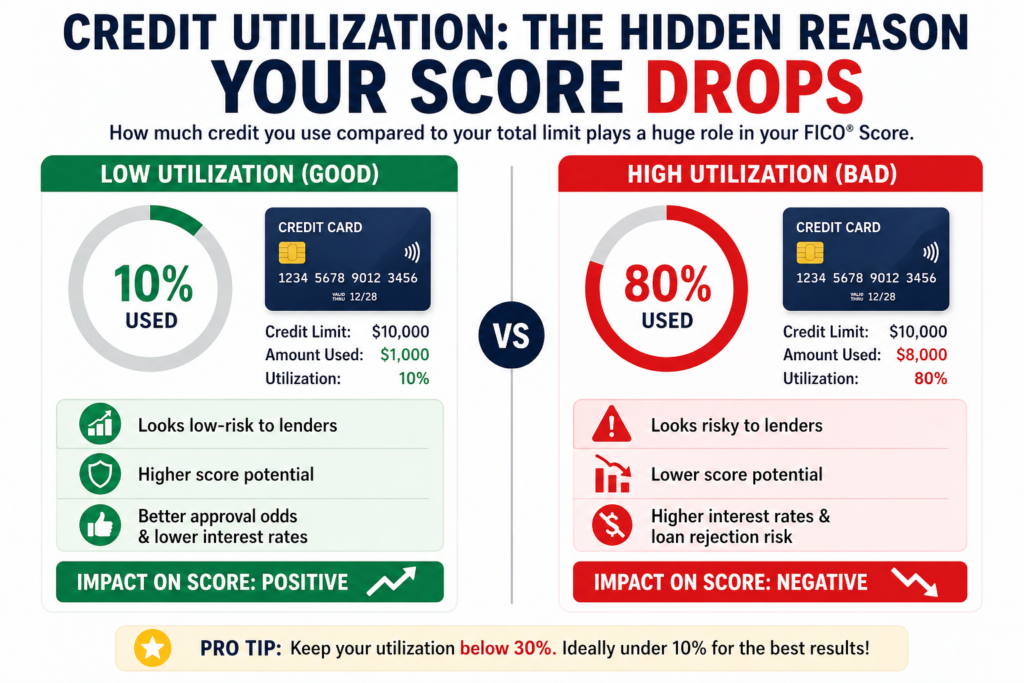 Fico score dropped without reason