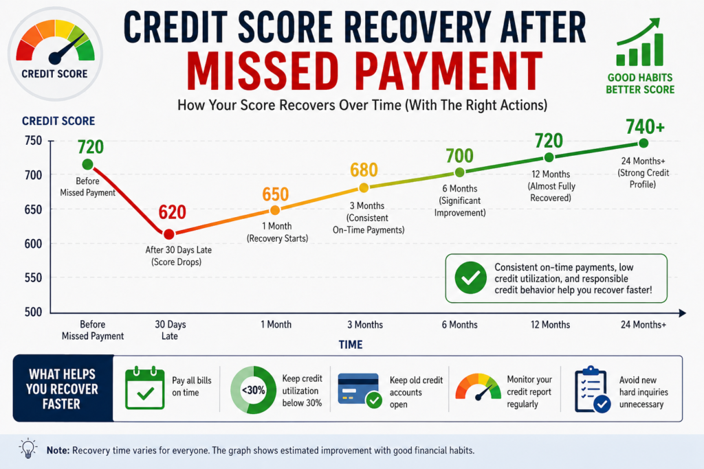 How Long Late Payment Affects Credit Score