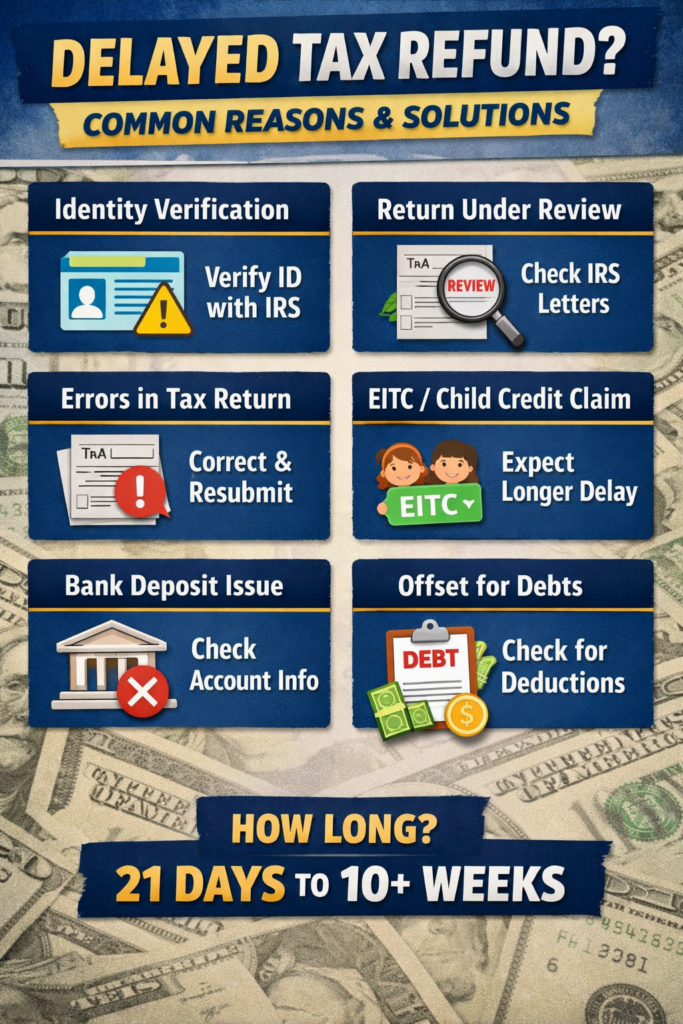 Why Your Tax Refund Is Delayed- IRS refund stage processing steps 