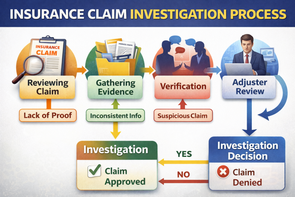 Insurance Claim Under Investigation