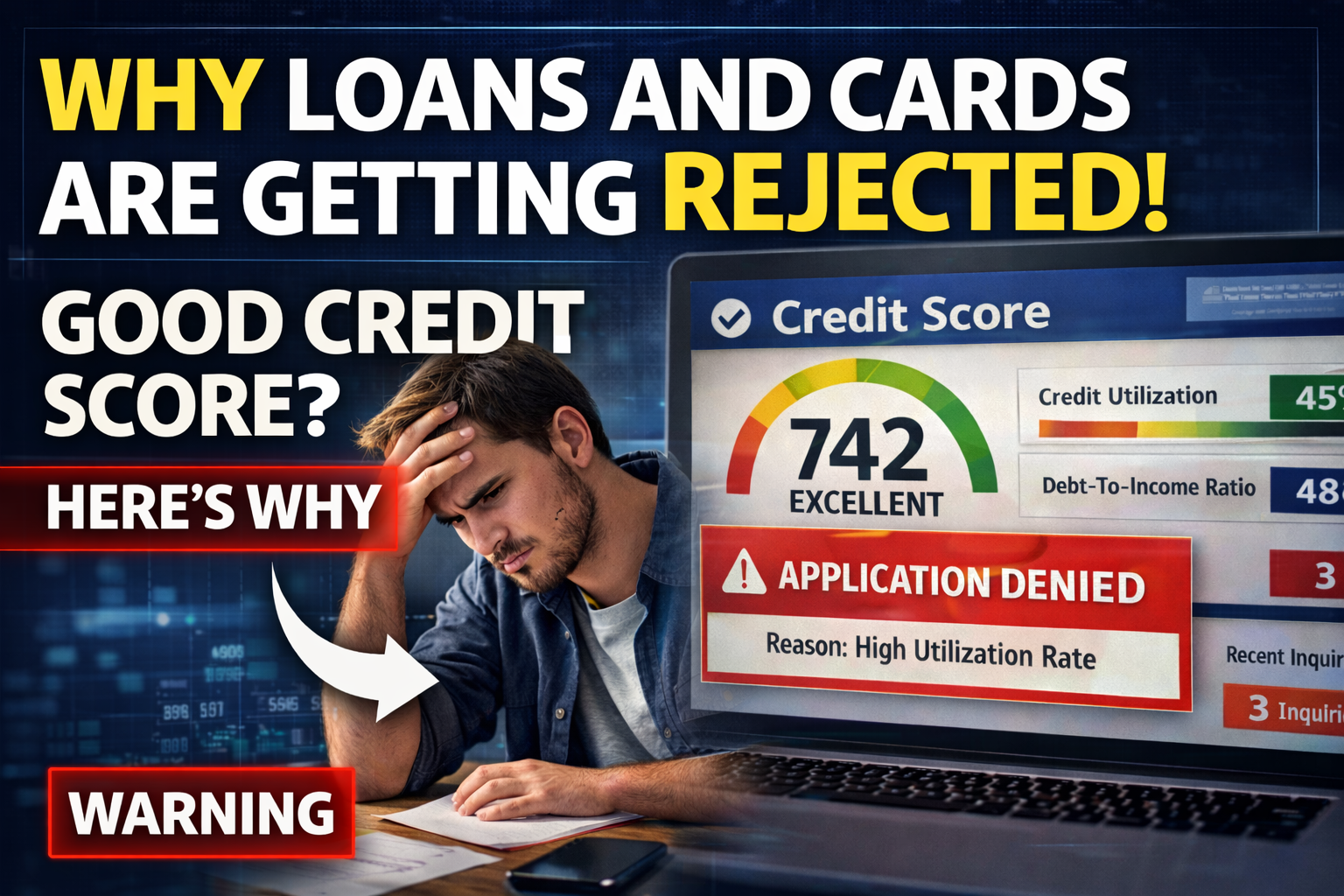 Loan application rejected