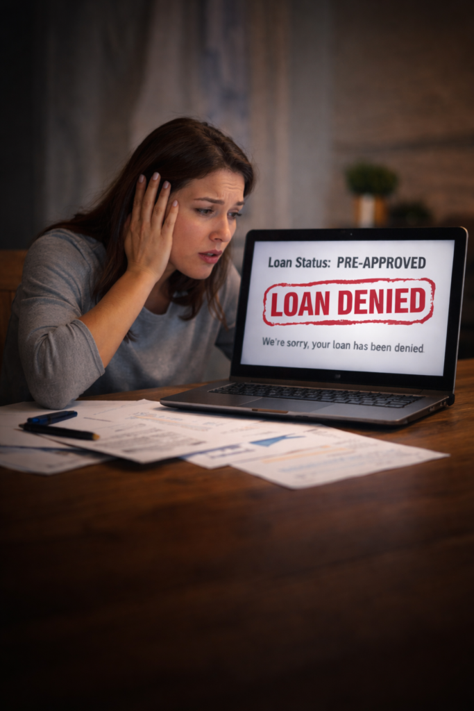 Loan Denied After Pre-Approval