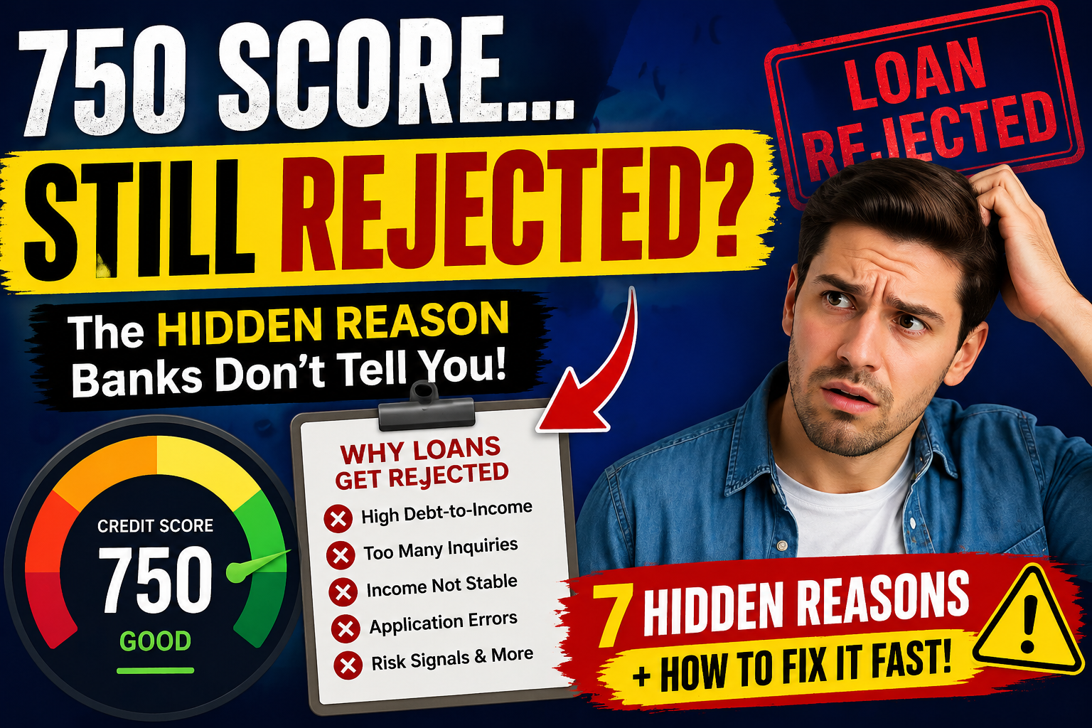 Why Your Loan Rejection Reasons
