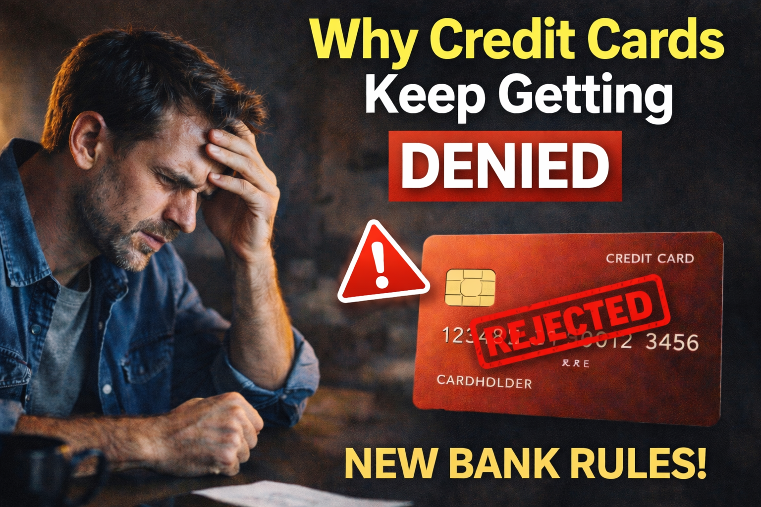 Why credit card keeps getting rejected