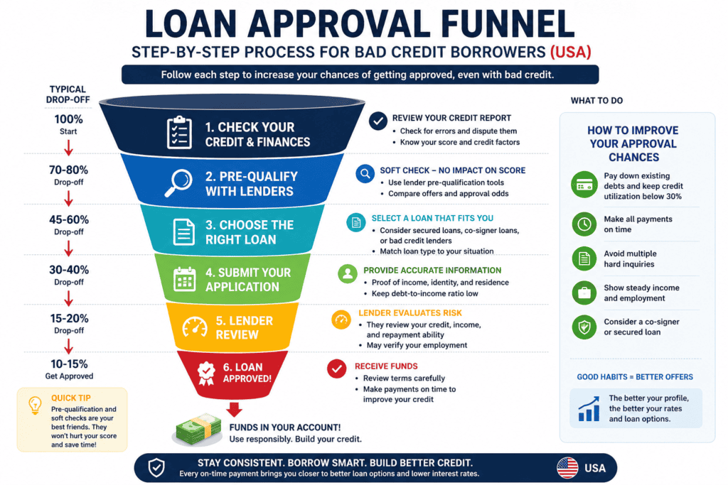 Step-by-step guide to getting a loan with a 500 credit score in 2026.