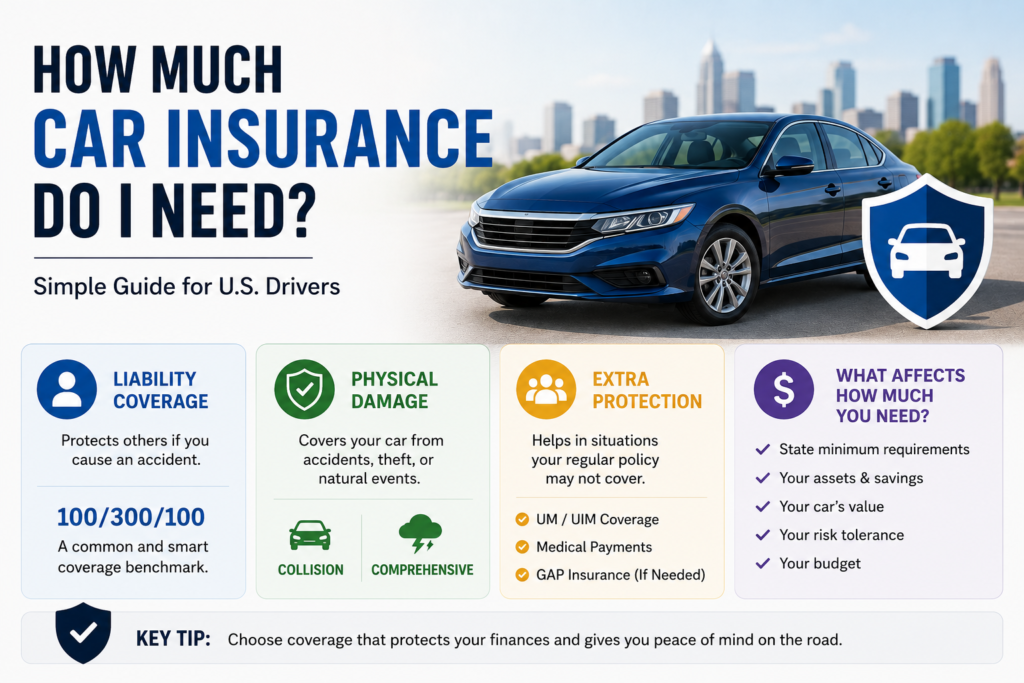How much car insurance do I need in the USA
Read more about: How Much Car Insurance Do I Need?