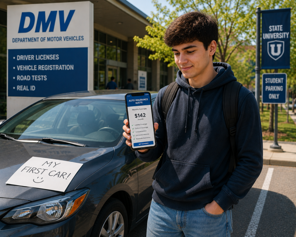 First time driver insurance cost in the USA