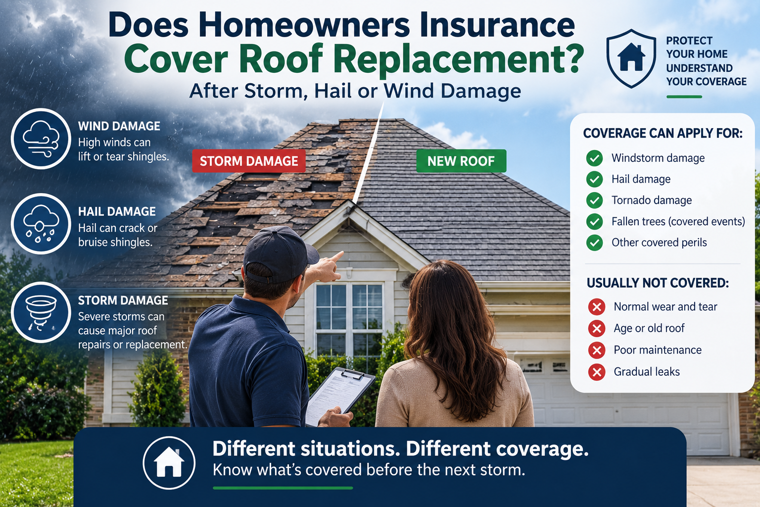 Does Homeowners Insurance Cover Roof Replacement