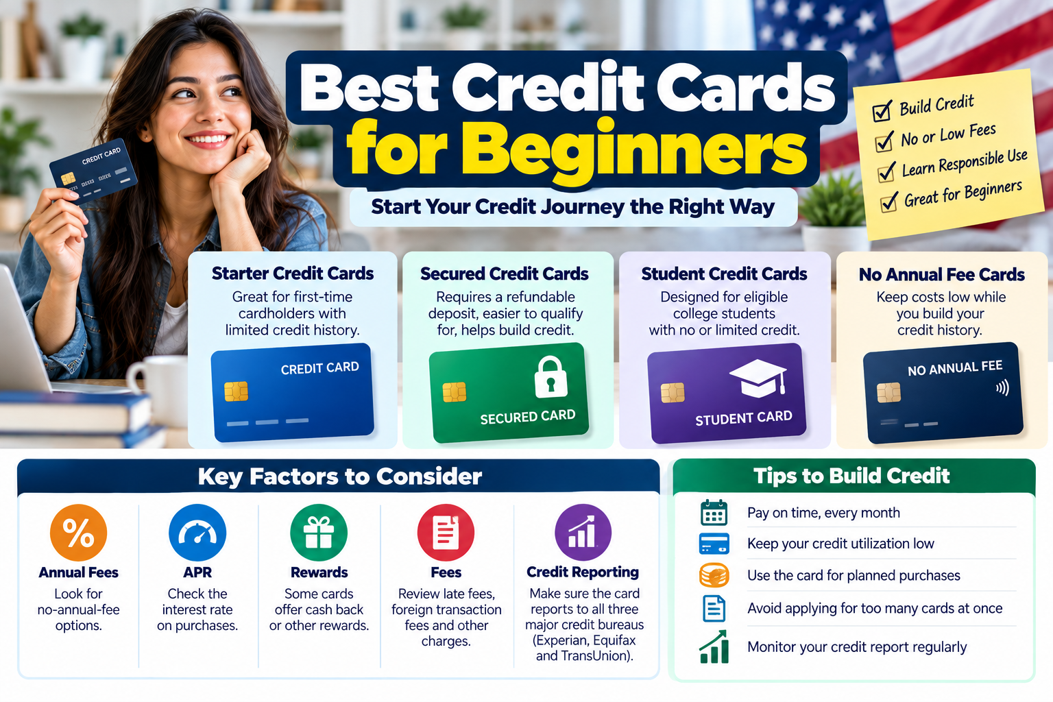 Best credit cards for beginners