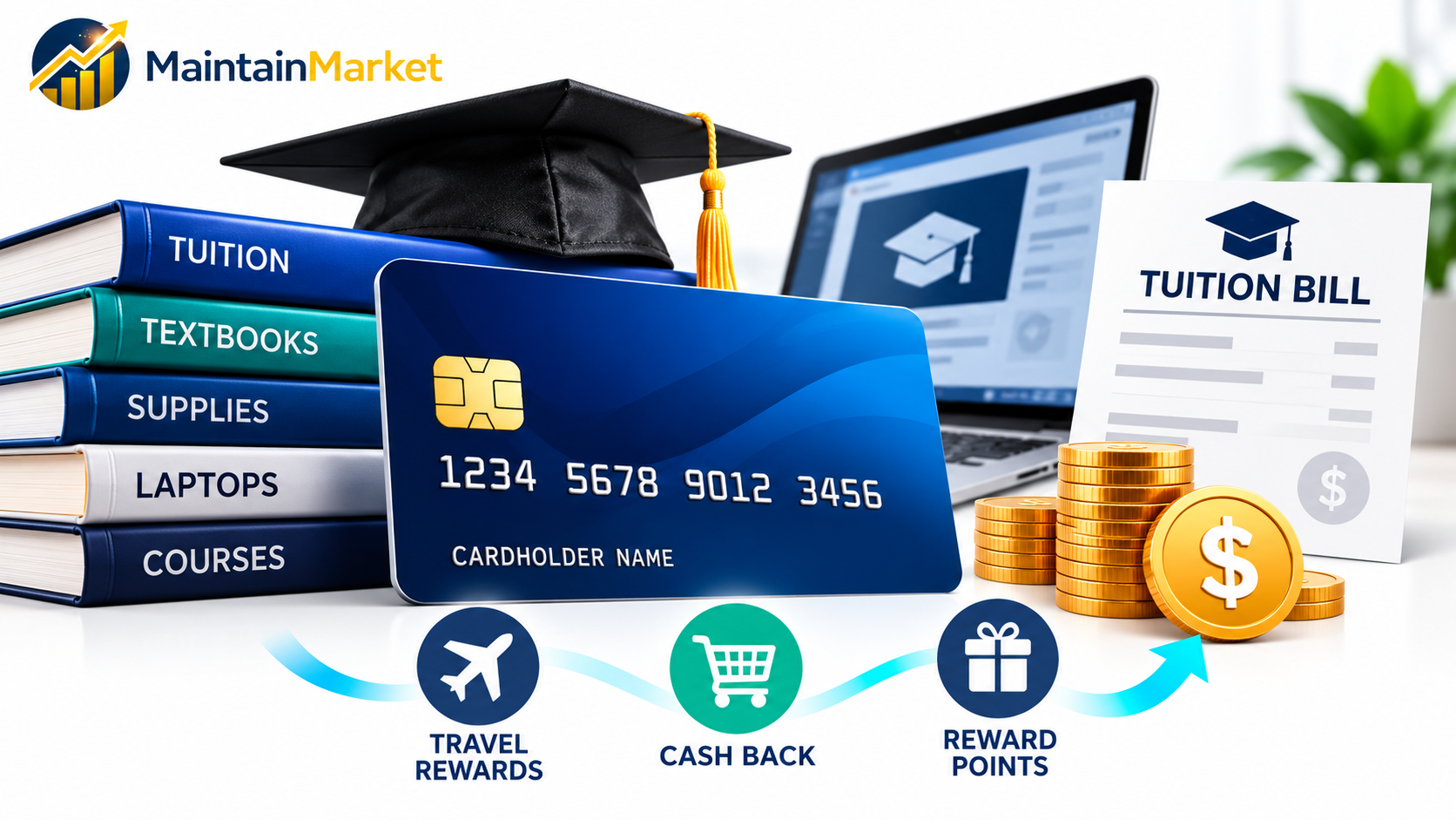 Best credit cards for education expenses, comparing student credit cards, tuition payments, textbooks, and cash-back rewards.